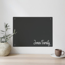 Rectangular 18 inch - Black Powder Coat Dream Magnet Board - Magnetic Boards for Walls Personalized Vision Board for Office and Home