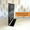 Tabletop - 8 inch Haunted House Custom Name Sign – Personalized Halloween Decoration - Tabletop or Hanging