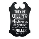  Creepy Family Name Sign | Custom Halloween Plaque with “They’re Creepy and They’re Kooky” Verse