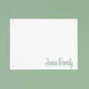 Rectangular 12 inch - White Powder Coat Dream Magnet Board - Magnetic Boards for Walls Personalized Vision Board for Office and Home