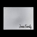 Rectangular 12 inch - Silver Powder Coat Dream Magnet Board - Magnetic Boards for Walls Personalized Vision Board for Office and Home