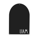 Arched 12 inch - Black Powder Coat Dream Magnet Board - Magnetic Boards for Walls Personalized Vision Board for Office and Home