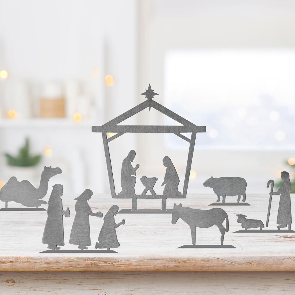 Family Christmas Nativity Set- Scripture Devotional Study Kit