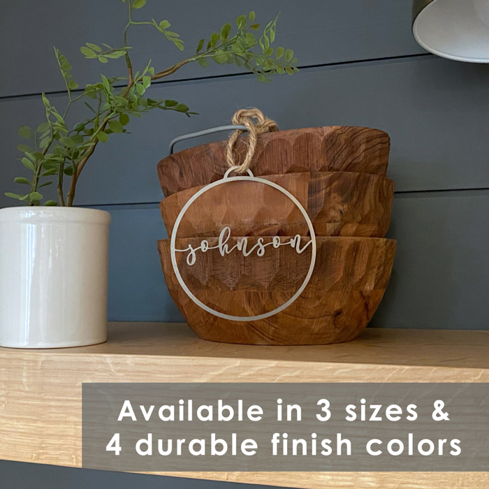 Minimalist Custom Ornaments - 5 Pack