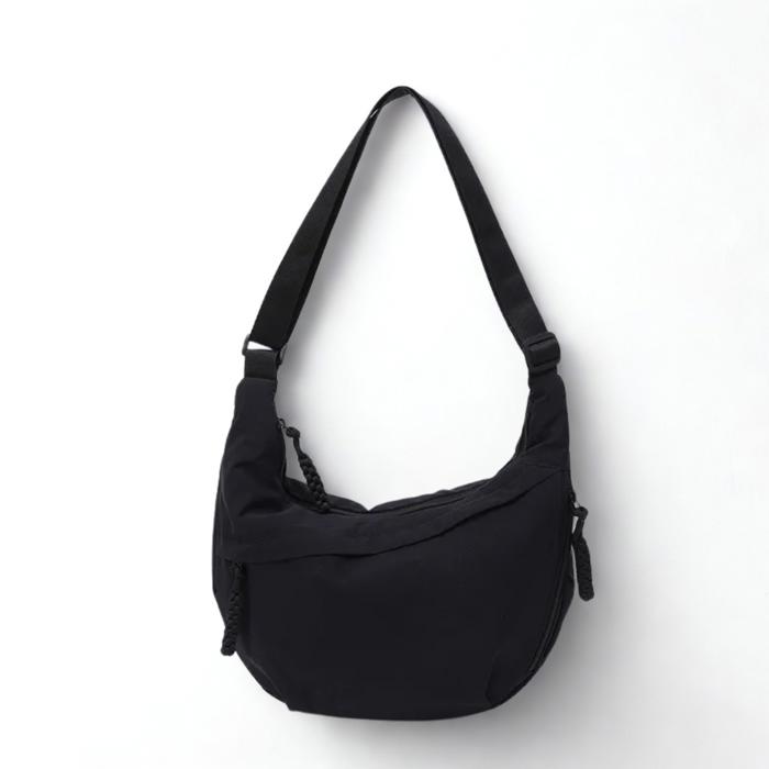 Casual Crossbody Shoulder Bag, Dumpling Bag with Pockets, Adjustable Strap Hobo Purse, Lightweight Everyday Travel Bag