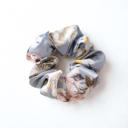  Floral Satin Scrunchie, Large Hair Ties for Women, Ponytail Holder, Elegant Hair Accessory, Bridesmaid Gift, Everyday Scrunchies
