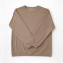  Ribbed Loose Fit Pullover Sweatshirt, Waffle Knit Top, Long Sleeve Relaxed Fit Sweater, Casual Fall Outfit