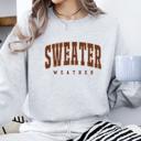 Sweater Weather Graphic Sweatshirt, Cozy Fall Pullover, Retro Autumn Top, Pumpkin Spice Season Outfit, Thanksgiving Shirt, Gift for Her