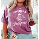  Retro Baseball Graphic Tee by Comfort Colors – “Take Me Out to the Ballgame” Shirt, Funny Peanut Mascot, Summer Game Day T-Shirt, Ballpark Outfit for Fans