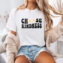  Choose Kindness Graphic T shirt By Comfort Colors – Retro Daisy Shirt, Summer Mental Health Tee, Be Kind Shirt, Teacher Tee, Teacher Appreciation Gift, Mental Health Shirt, Back to School T shirt