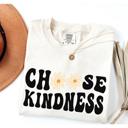  Choose Kindness Graphic T shirt By Comfort Colors – Retro Daisy Shirt, Summer Mental Health Tee, Be Kind Shirt, Teacher Tee, Teacher Appreciation Gift, Mental Health Shirt, Back to School T shirt