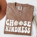  Choose Kindness Graphic T shirt By Comfort Colors – Retro Daisy Shirt, Summer Mental Health Tee, Be Kind Shirt, Teacher Tee, Teacher Appreciation Gift, Mental Health Shirt, Back to School T shirt