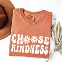  Choose Kindness Graphic T shirt By Comfort Colors – Retro Daisy Shirt, Summer Mental Health Tee, Be Kind Shirt, Teacher Tee, Teacher Appreciation Gift, Mental Health Shirt, Back to School T shirt