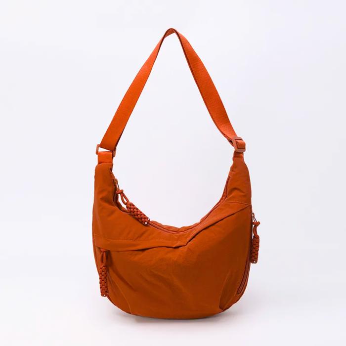Casual Crossbody Shoulder Bag, Dumpling Bag with Pockets, Adjustable Strap Hobo Purse, Lightweight Everyday Travel Bag