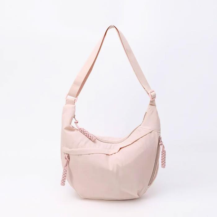 Casual Crossbody Shoulder Bag, Dumpling Bag with Pockets, Adjustable Strap Hobo Purse, Lightweight Everyday Travel Bag