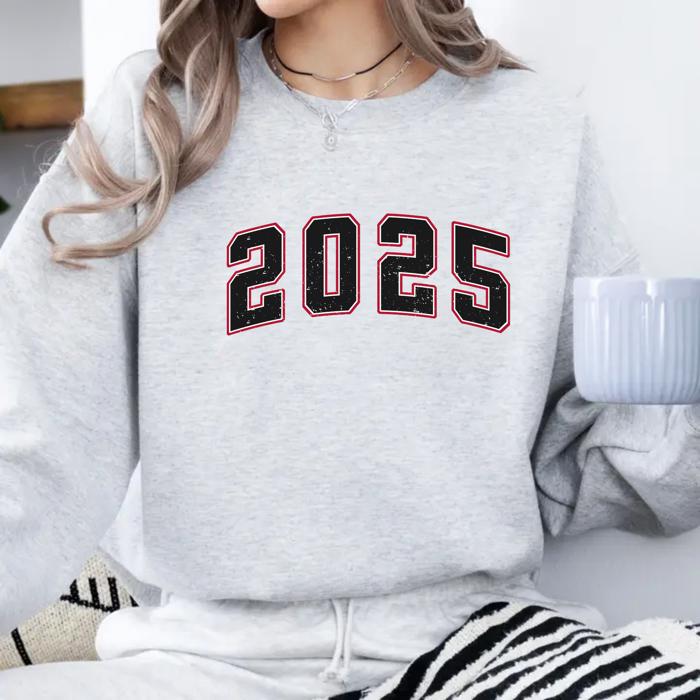 Custom Year Retro Varsity Sweatshirt – Unisex Vintage College Crewneck, Personalized Number Sweater, Cozy Fall Outfit, Gift for Everyone