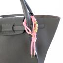  Custom Rope Bag Charm | Personalized Name Chain Purse Charm | Handmade Paracord Bag Accessory for Handbags & Tote