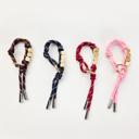  Custom Rope Bag Charm | Personalized Name Chain Purse Charm | Handmade Paracord Bag Accessory for Handbags & Tote