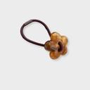  Resin Hair Tie | Chunky Hair Elastic Ties | Retro Acetate Ponytail Holder | Minimalist Hair Accessories | Leopard Curve Hair Tie