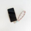  Flower Macrame Keychain and Phone Strap – Boho Daisy Bag Charm, Aesthetic Cotton String Wristlet Lanyard, Cute Purse Accessory Gift