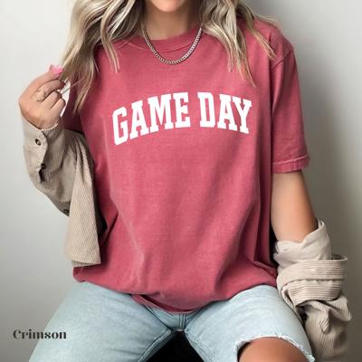 Game Day Comfort Colors Graphic Tee – Unisex Fit, Retro Sporty Shirt, Tailgate Outfit, Watch Party Look, Team Spirit Tee, Gift for Her