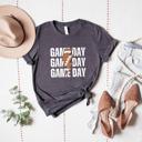  Game Day T shirt, Lightning Football Shirt, Retro Distressed Graphic Tee, Fall Sports Fan Outfit, College Gameday Shirt