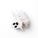  Ghost Hair Claw Clip, Halloween Cute Hair Accessories for Women & Girls – White Acrylic Ghost Claw, Spooky Season Hair Clip, Fall Party Gift