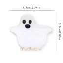  Ghost Hair Claw Clip, Halloween Cute Hair Accessories for Women & Girls – White Acrylic Ghost Claw, Spooky Season Hair Clip, Fall Party Gift