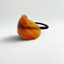 Resin Hair Tie | Chunky Hair Elastic Ties | Retro Acetate Ponytail Holder | Minimalist Hair Accessories | Leopard Curve Hair Tie