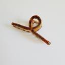  Loop Design Hair Claw Clips, Large Metal Claw Clip, Tortoise Shell Claw Clip, Gifts for her, Bridal, Bridesmaid, Cellulose Acetate