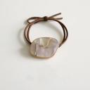 Tortoise Shell Hair Tie | Chunky Hair elastic ties | Retro Marble Ponytail Holder | Minimalist Hair Accessories | Leopard Hair Tie