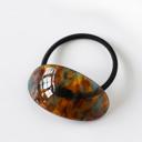  Resin Hair Tie | Chunky Hair Elastic Ties | Retro Acetate Ponytail Holder | Minimalist Hair Accessories | Leopard Curve Hair Tie