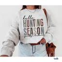 Hello Hunting Season Sweatshirt, He's Hunting Shirt, Hunting Sweatshirt, Hunting Wife T shirt, Abandoned Hunting Wife Sweater, Deer Sweater