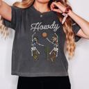  Howdy Western Skeleton Comfort Colors Crop Top, Vintage Country Girl Aesthetic – Summer Rodeo Style, Cowgirl Yeehaw T Shirt, Country Concert Outfit, Bachelorette Gift for Her