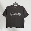  Howdy Crop Top by Comfort Colors, Western Shirt, Vintage Country Girl Aesthetic – Summer Rodeo Style, Y2K Cowgirl Crop Top, Country Concert Outfit, Bachelorette T Shirt, Gift for Her