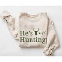  Hunting Sweatshirt, He's Hunting Shirt, Hunting Season Sweatshirt, Hunting Wife T shirt, Abandoned Hunting Wife Sweater,  Deer Sweater