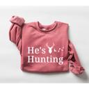  Hunting Sweatshirt, He's Hunting Shirt, Hunting Season Sweatshirt, Hunting Wife T shirt, Abandoned Hunting Wife Sweater,  Deer Sweater