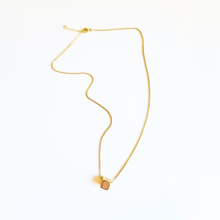 Personalized Name Necklace, Custom Initial Letter Necklace, Gift for Her- Single Initial 