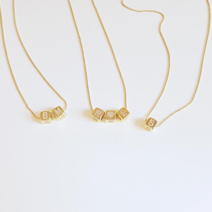 Personalized Name Necklace, Custom Initial Letter Necklace, Gift for Her- Single Initial 