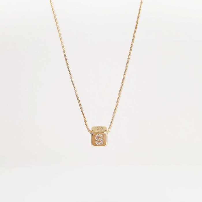 Personalized Name Necklace, Custom Initial Letter Necklace, Gift for Her- Single Initial 