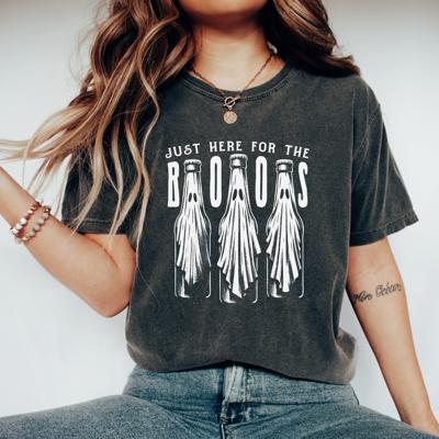 Funny Halloween Ghost Beer Shirt by Comfort Colors, Ghost Graphic Tee – Vintage Oversized Halloween Shirt, Spooky Season Party Outfit, Fall Gift for Her