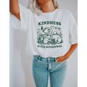  Kindness Is Our Superpower Graphic Tee by Comfort Colors, Cute Animal Shirt – Positive Message Top, Everyday Casual Outfit, Teacher or Mom Gift