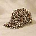  Leopard Print Baseball Cap – Trendy Animal Print Hat for Women, Adjustable Casual Streetwear Cap, Y2K Style, Fall Outfit Accessory