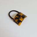  Tortoise Shell Hair Tie, Leopard Cuff Ponytail Holder, Retro Acetate Elastic, Vintage Hair Accessory, Elastic Band Cuff, Gift for Her