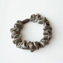  5pcs Satin Scrunchies Set, Neutral Fabric Hair Ties, Elastic Ponytail Holders, Everyday Bun Accessories, Simple Hair Scrunchy Pack Gift