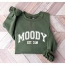  Moody Graphic Sweatshirt, Funny Sweatshirt, Cozy Fall & Winter Sweater, Loungewear Gift for Her