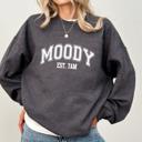 Moody Graphic Sweatshirt, Funny Sweatshirt, Cozy Fall & Winter Sweater, Loungewear Gift for Her