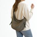  Casual Crossbody Shoulder Bag, Dumpling Bag with Pockets, Adjustable Strap Hobo Purse, Lightweight Everyday Travel Bag