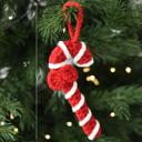  Crochet Ornament Set, Christmas Tree Decorations, Cozy Holiday Decor, Knitted Gift Set, Xmas Ornaments