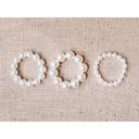  Large Pearl Ponytail Hair Tie, Pearl Scrunchie for Bun, Bridal Hair Bun Holder, Wedding Pearl Hair Accessory, Classic Pearl Hair Jewelry